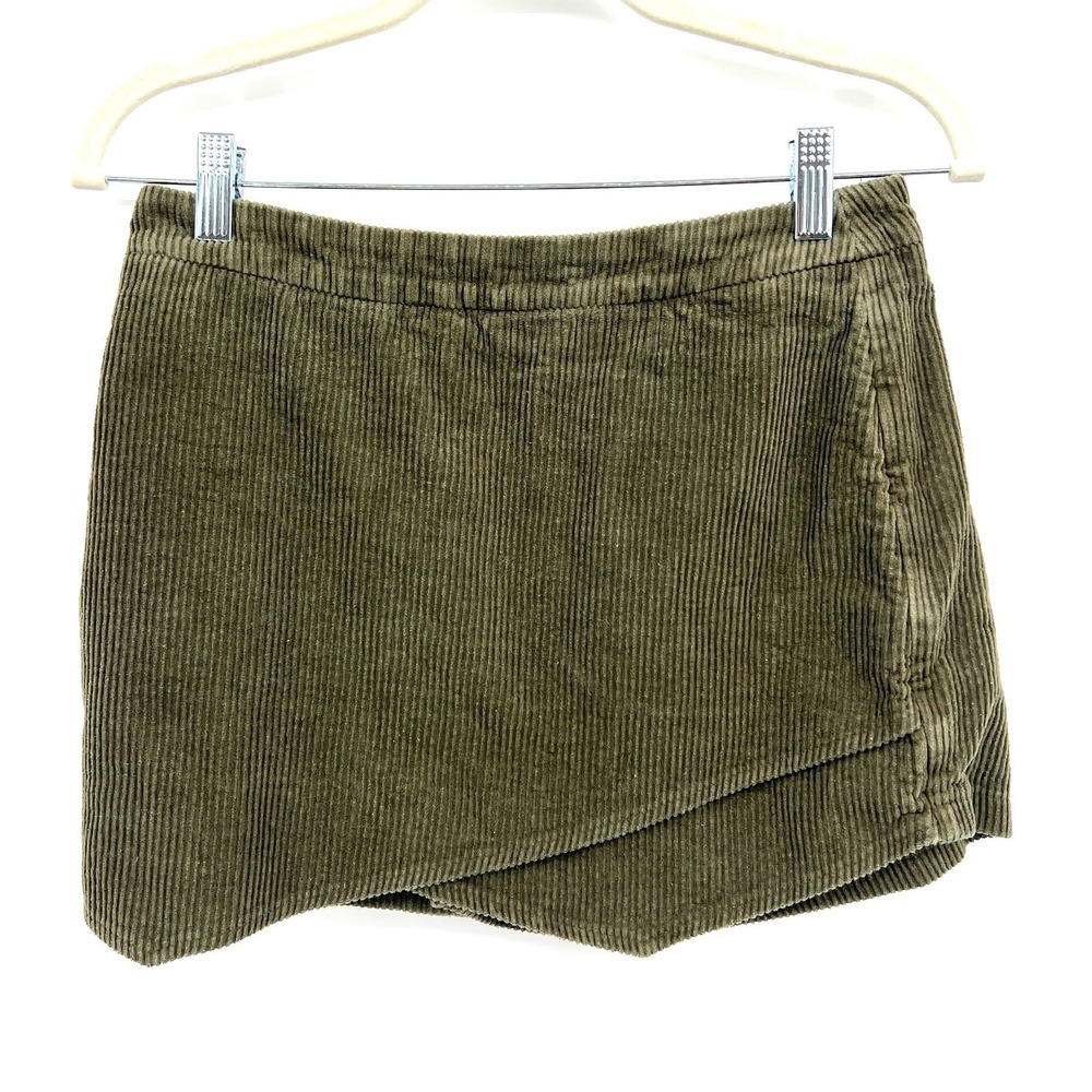 Altar'd state corduroy mini skort cottagecore fairycore y2k olive green M‎